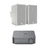 WiiM AMP Wi-Fi & Bluetooth Amplifier + Monitor Audio Climate 60 6.5" Outdoor Speakers (Pair) Outdoor Speaker Systems WiiM / Monitor Audio White One Pair 