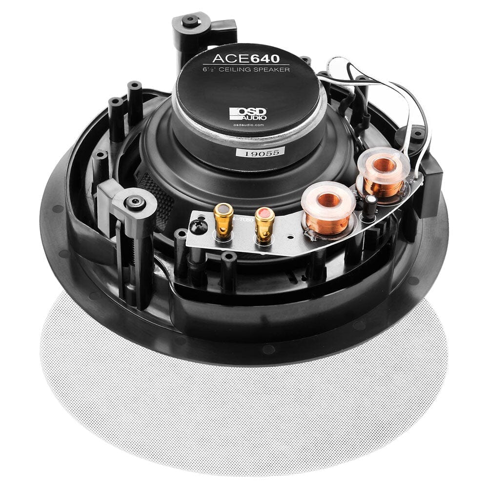 WiiM AMP Wi-Fi & Bluetooth Amplifier + OSD Audio ACE640 6.5" Ceiling Speakers In Ceiling Speaker Systems WiiM / OSD Audio 