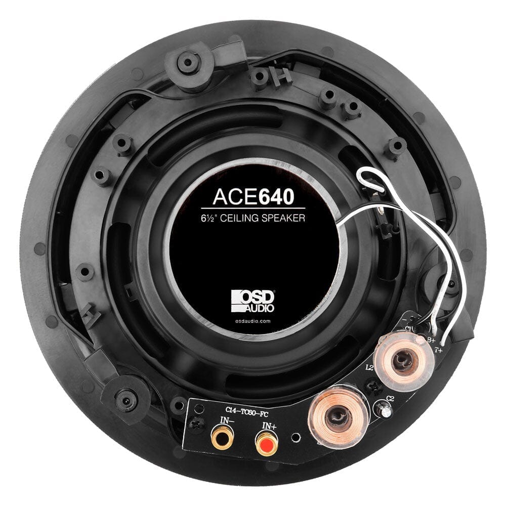 WiiM AMP Wi-Fi & Bluetooth Amplifier + OSD Audio ACE640 6.5" Ceiling Speakers In Ceiling Speaker Systems WiiM / OSD Audio 