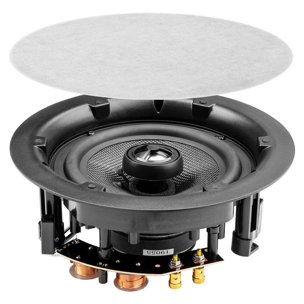 WiiM AMP Wi-Fi & Bluetooth Amplifier + OSD Audio ACE640 6.5" Ceiling Speakers In Ceiling Speaker Systems WiiM / OSD Audio 