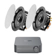 WiiM AMP Wi-Fi & Bluetooth Amplifier + OSD Audio ACE640 6.5" Ceiling Speakers In Ceiling Speaker Systems WiiM / OSD Audio One Pair 