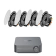 WiiM AMP Wi-Fi & Bluetooth Amplifier + OSD Audio ACE640 6.5" Ceiling Speakers In Ceiling Speaker Systems WiiM / OSD Audio Two Pairs 