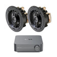 WiiM AMP Wi-Fi & Bluetooth Amplifier + OSD Audio Black Series R63 6.5" Ceiling Speakers In Ceiling Speaker Systems WiiM / OSD Audio One Pair 