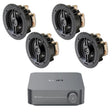 WiiM AMP Wi-Fi & Bluetooth Amplifier + OSD Audio Black Series R63 6.5" Ceiling Speakers In Ceiling Speaker Systems WiiM / OSD Audio Two Pairs 