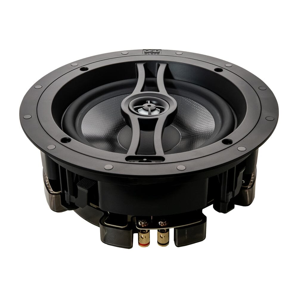 WiiM AMP Wi-Fi & Bluetooth Amplifier + OSD Audio Black Series R83 8" Ceiling Speakers In Ceiling Speaker Systems WiiM / OSD Audio 