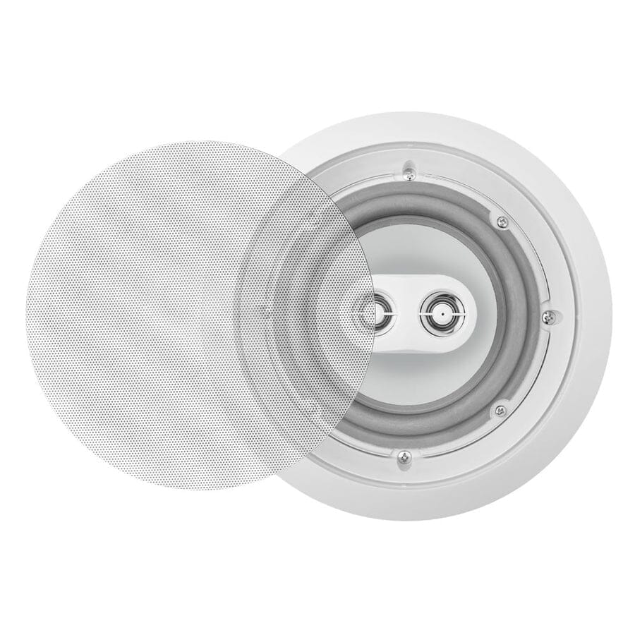 WiiM AMP Wi-Fi & Bluetooth Amplifier + OSD Audio ICE600TTWRS 6.5" Water Resistant Stereo Ceiling Speaker In Ceiling Speaker Systems WiiM / OSD Audio 