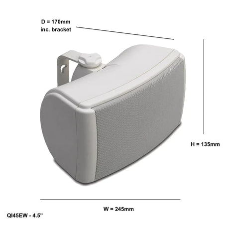 WiiM AMP Wi-Fi & Bluetooth Amplifier + Q Acoustics QI45EW 4.5" Outdoor Speakers Outdoor Speaker Systems WiiM / Q Acoustics 