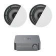 WiiM AMP Wi-Fi & Bluetooth Amplifier + Q Acoustics QI65C 6.5" Ceiling Speakers In Ceiling Speaker Systems WiiM / Q Acoustics One Pair 