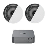 WiiM AMP Wi-Fi & Bluetooth Amplifier + Q Acoustics QI65C 6.5" Ceiling Speakers In Ceiling Speaker Systems WiiM / Q Acoustics One Pair 