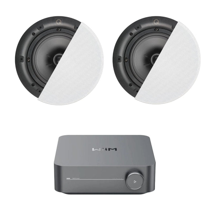 WiiM AMP + Q Acoustics QI65C ceiling speakers