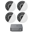 WiiM AMP Wi-Fi & Bluetooth Amplifier + Q Acoustics QI65C 6.5" Ceiling Speakers In Ceiling Speaker Systems WiiM / Q Acoustics Two Pairs 