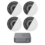 WiiM AMP Wi-Fi & Bluetooth Amplifier + Q Acoustics QI65C 6.5" Ceiling Speakers In Ceiling Speaker Systems WiiM / Q Acoustics Two Pairs 