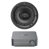 WiiM AMP Wi-Fi & Bluetooth Amplifier + Q Acoustics QI65C-ST 6.5" Stereo Ceiling Speaker In Ceiling Speaker Systems WiiM / Q Acoustics 