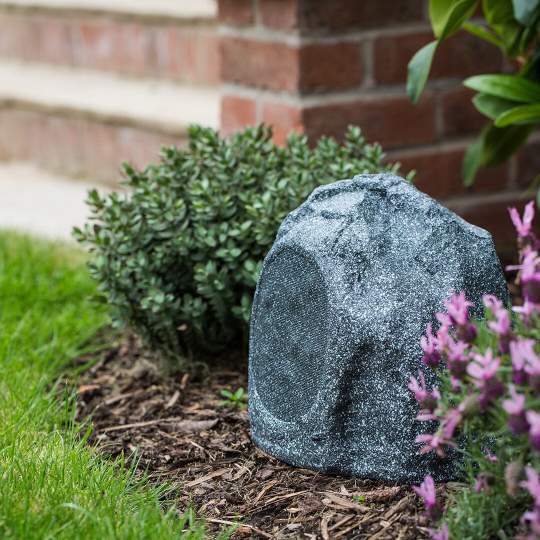 WiiM AMP Wi-Fi & Bluetooth Amplifier + Q Acoustics QI65LW Outdoor Rock Speakers Outdoor Speaker Systems WiiM / Q Acoustics 