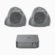 WiiM AMP Wi-Fi & Bluetooth Amplifier + Q Acoustics QI65LW Outdoor Rock Speakers Outdoor Speaker Systems WiiM / Q Acoustics One Pair 
