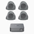 WiiM AMP Wi-Fi & Bluetooth Amplifier + Q Acoustics QI65LW Outdoor Rock Speakers Outdoor Speaker Systems WiiM / Q Acoustics Two Pairs 