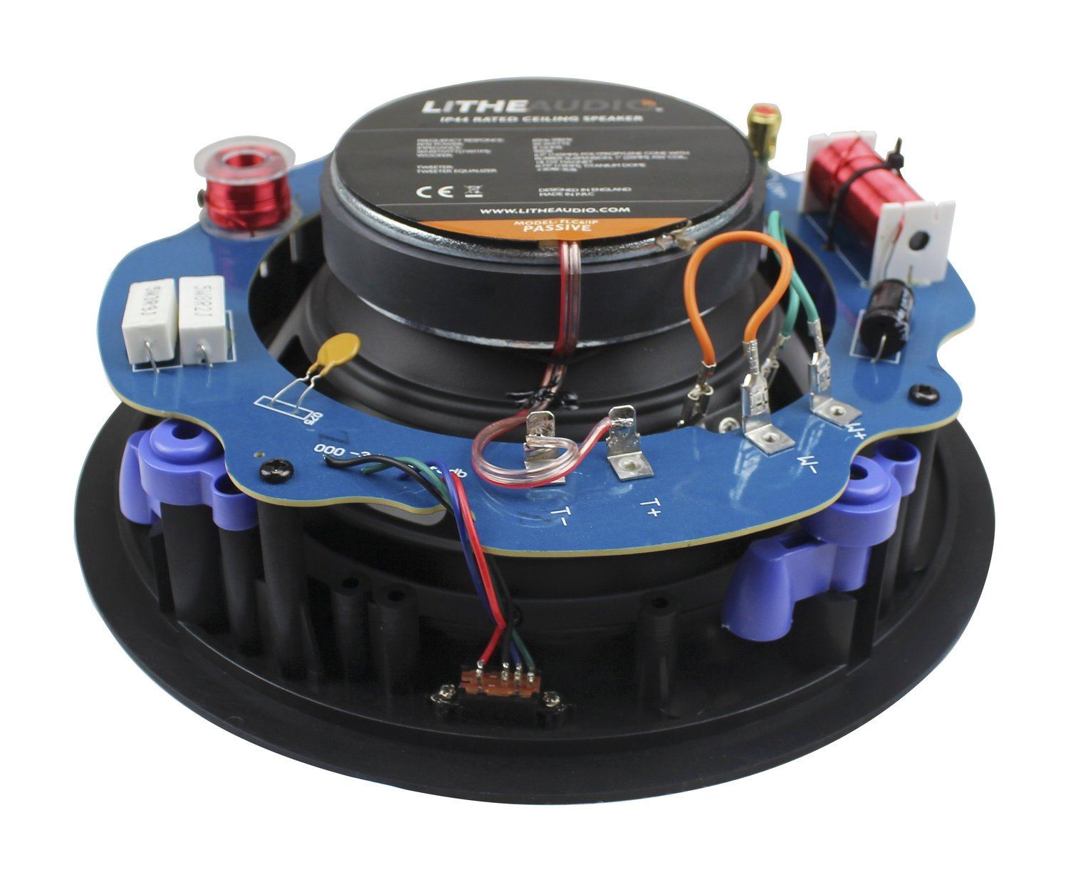 Lithe Audio 6.5" IP44 Passive Bathroom Ceiling Speaker (Each) Custom Install Speakers Lithe Audio 