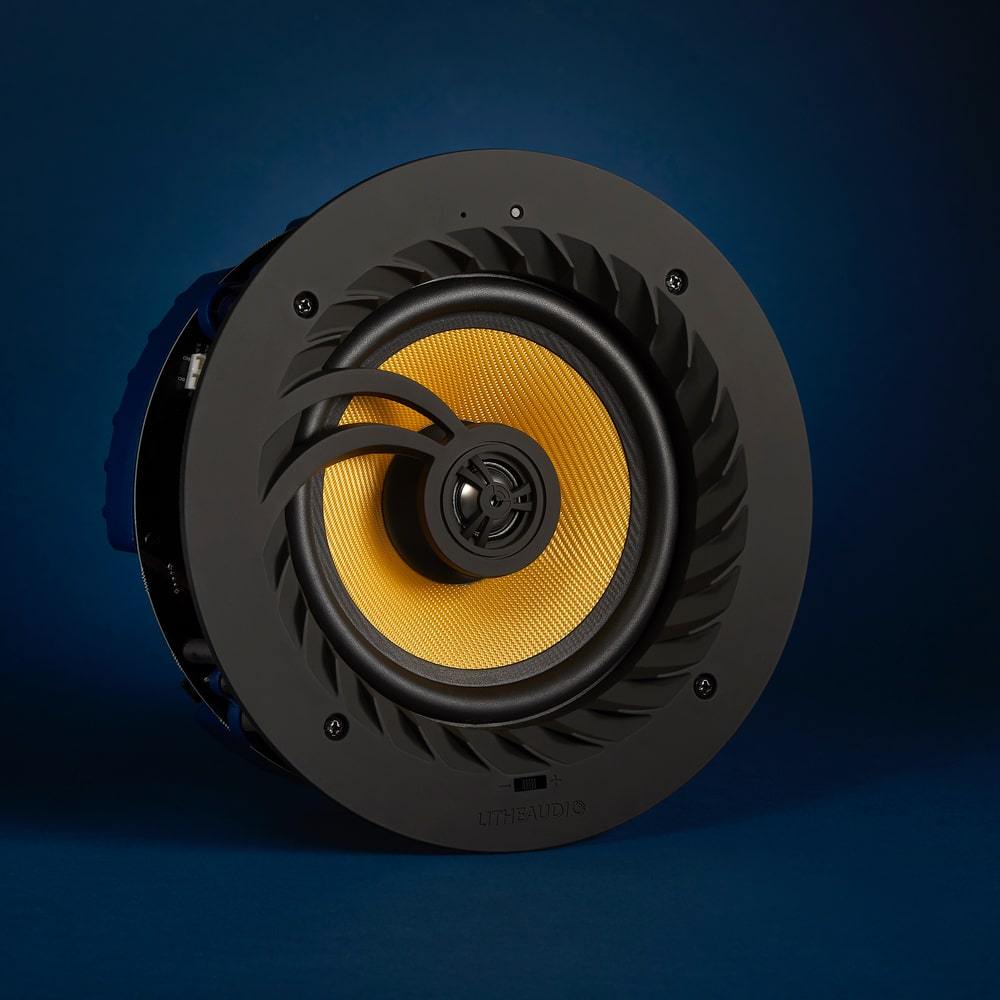 Lithe Audio Active 6.5" Bluetooth Ceiling Speaker with aptX Bluetooth 5.0 (Pair) Ceiling Speaker Systems Lithe Audio 