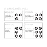 Lithe Audio Active 6.5" Bluetooth Ceiling Speaker with aptX Bluetooth 5.0 (Pair) Ceiling Speaker Systems Lithe Audio 