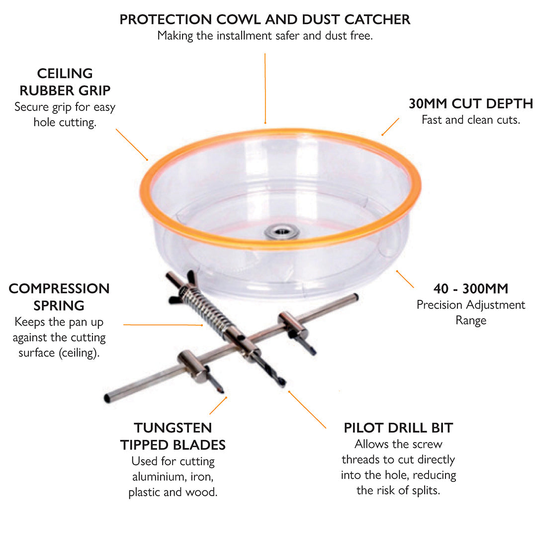 Lithe Audio Ceiling Speaker Hole Saw Accessories Lithe Audio 