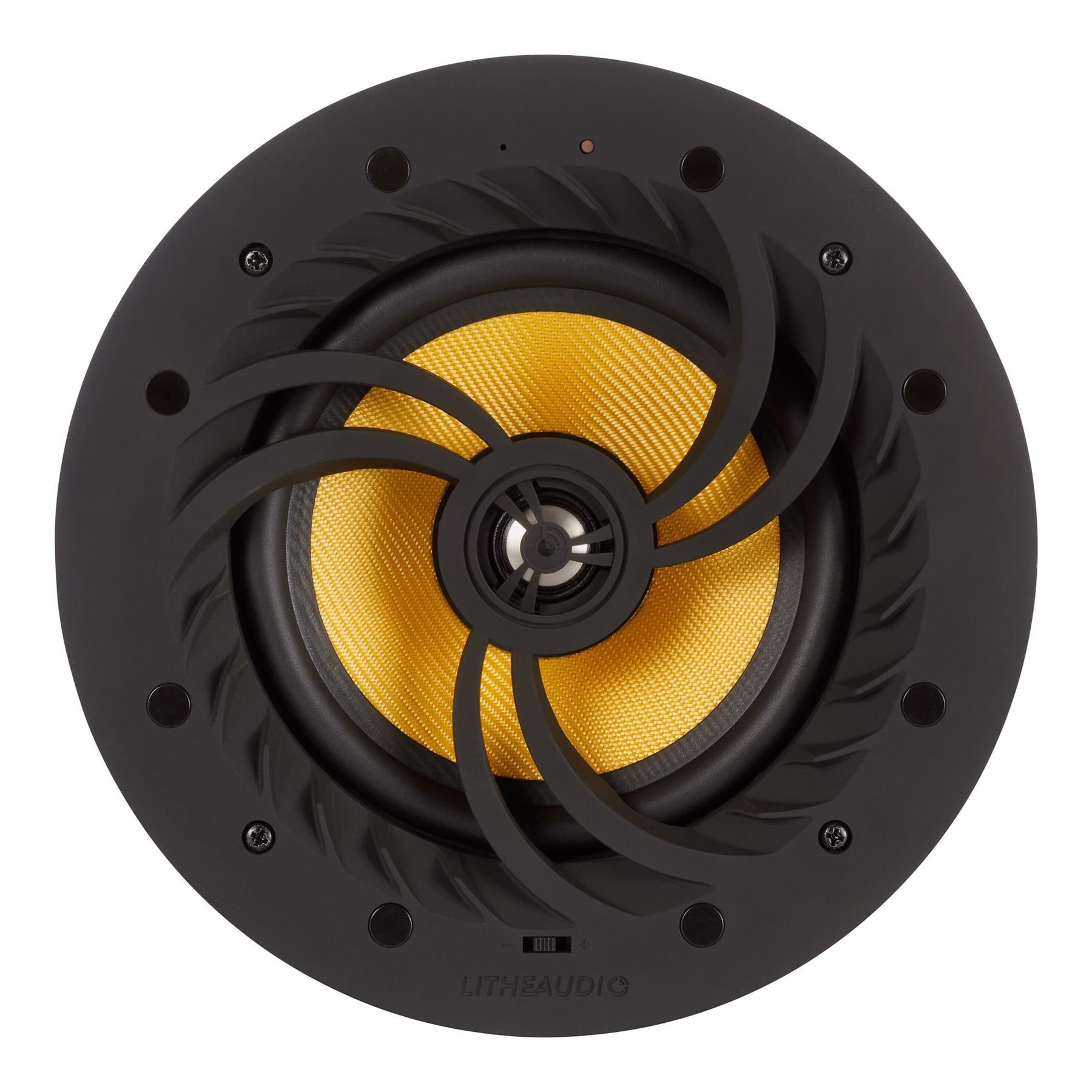 Lithe Audio Pro Series WiFi Ceiling Speaker with Bluetooth, Airplay2, Alexa (Pair) In Ceiling Speaker Systems Lithe Audio 