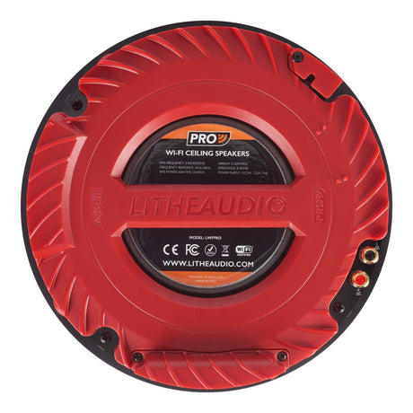 Lithe Audio Pro Series WiFi Ceiling Speaker with Bluetooth, Airplay2, Alexa (Pair) In Ceiling Speaker Systems Lithe Audio 