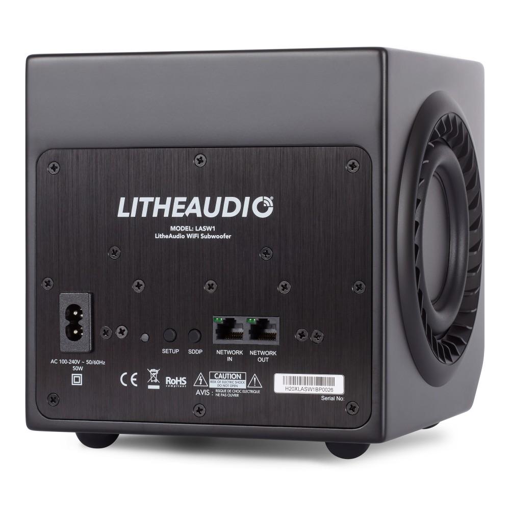 Lithe Audio Wireless Micro WiFi Subwoofer with AirPlay 2, Alexa & Chromecast Subwoofers Lithe Audio 
