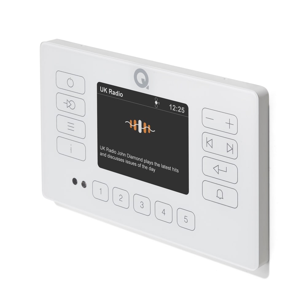 Q Acoustics E120 In Wall HiFi Amplifier with Bluetooth/DAB+/FM (No Speakers) In Ceiling Speaker Systems Q Acoustics 