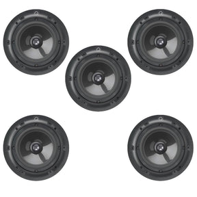 Q Install 5.0 Home Cinema 8" Ceiling Speaker System - 5 x QI80P Home Cinema Systems Q Install 