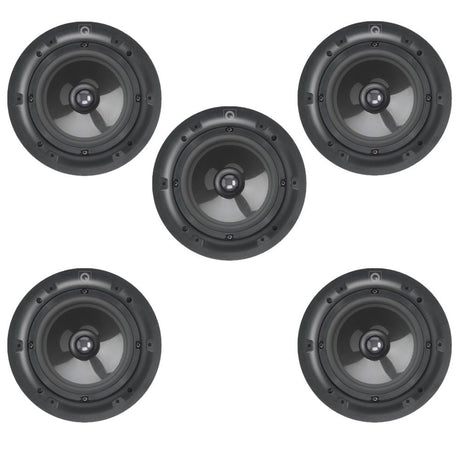 Q Install 5.0 Home Cinema 8" Ceiling Speaker System - 5 x QI80P Home Cinema Systems Q Install 