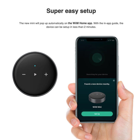 WiiM Mini - Multiroom WiFi Streamer with Airplay 2 Music Streamers WiiM 